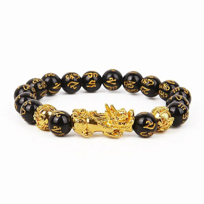 Feng Shui Wealth Bracelet: Black Beads - ShopSwiftly