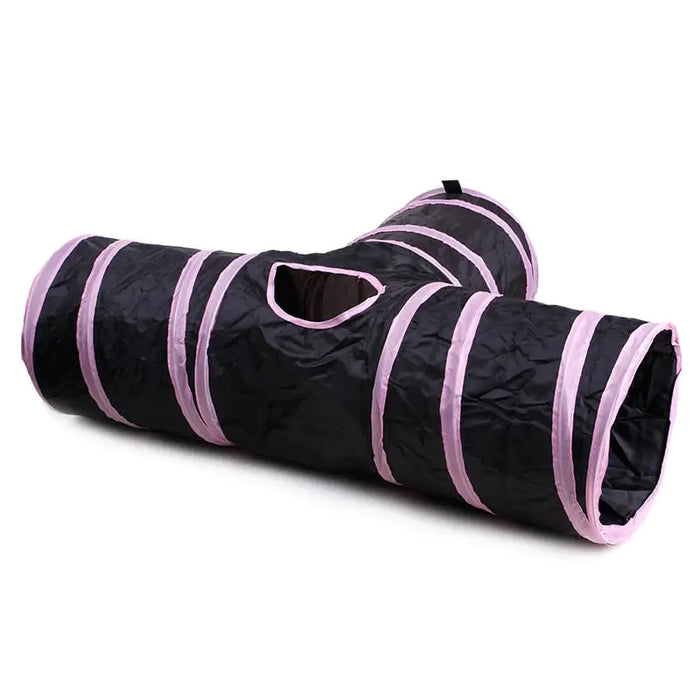 PRIMI PETS™ - Collapsible Cat Tunnel - 3 Tube Blue