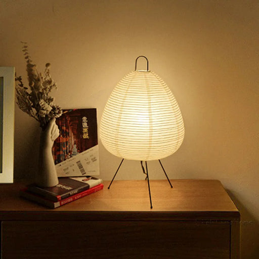 Japanese Akari Wabi-Sabi Table Lamp - ShopSwiftly