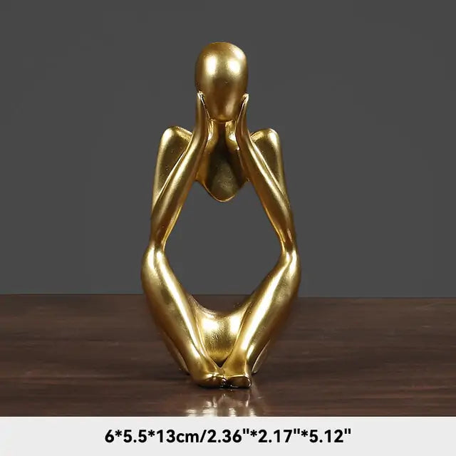 The Thinker Abstract Figurine - ShopSwiftly