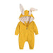 Rabbit Ear Hooded Baby Rompers - ShopSwiftly