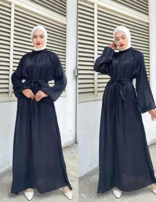 Abaya Hijab Dress with Sleeves