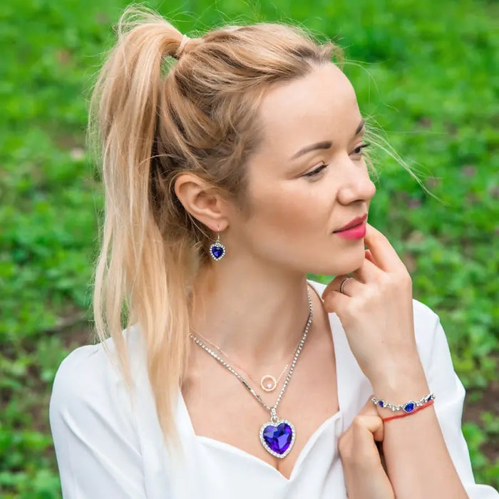 Titanic Heart of Ocean Inspired Jewelry for Women - ShopSwiftly