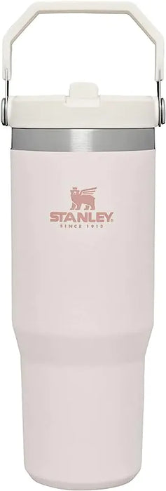 STANLEY IceFlow Stainless Steel Tumbler with Straw, Vacuum Insulated Water Bottle for Home, Office or Car, Reusable Cup with Straw Leak Resistant Flip - ShopSwiftly