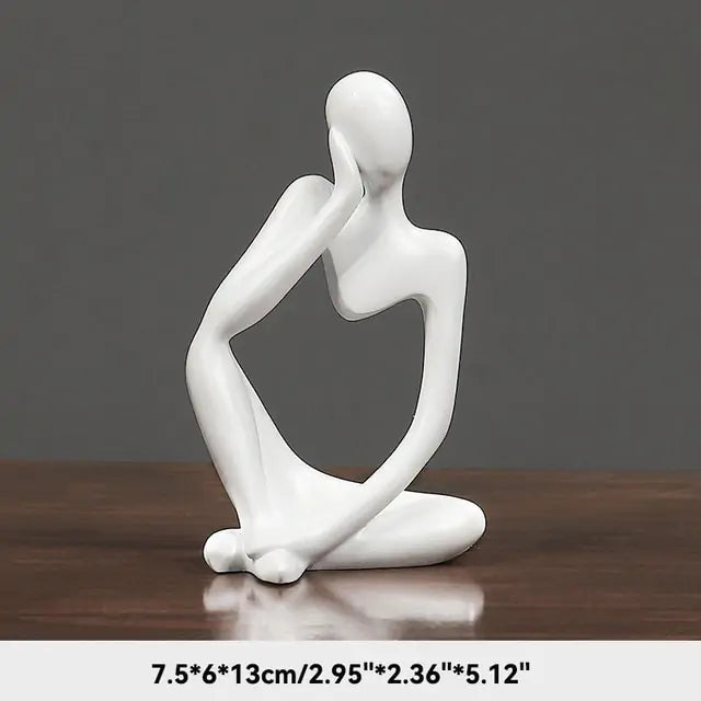 The Thinker Abstract Figurine - ShopSwiftly