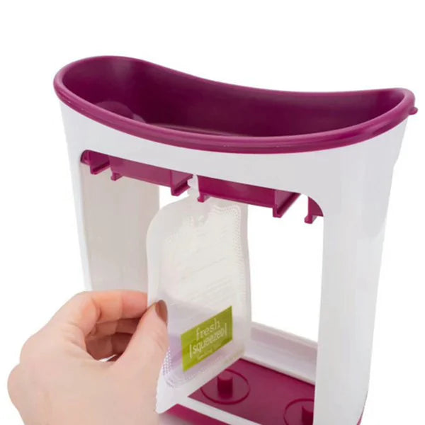 DIY Baby Food Squeeze Station