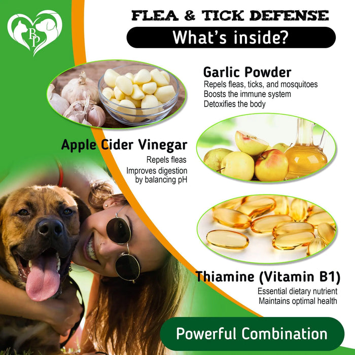 Insects Prevention Chewable Pills for Dogs Natural Pest Control for Pets Dogs